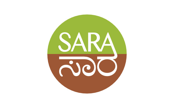 SARA Centre bilingual logo, in colour