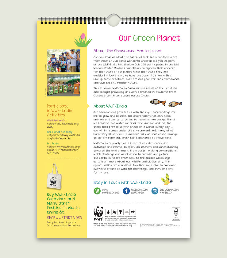 A text heavy layout, also featuring web links and two photos of children participating in activities